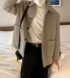 Loen half wool coat