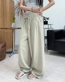 Diel Linen Pintuck Banding Pants