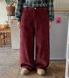 Neton corduroy wide pants