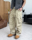 Benon Washed Buckle Cargo Pants