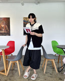 Buckle Balloon Half Pants