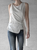 Notir Unbalanced Knot Blouse
