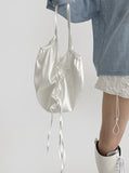 Pove Satin String Bag