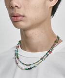 Multi Color Beads Layered Necklace