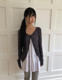 Cieron Tencel Button Cardigan