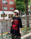[unisex] Kanshubo Printing Over Short Sleeve Tee