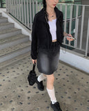 Kime Cropped Windbreaker Jacket