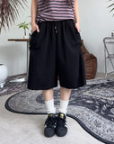 Loupe Button Track Bermuda Pants
