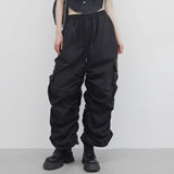 Retif String Shirring Wide Pants