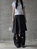 Mawa Damage Black Denim