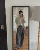 Rodina Two-Tuck Balloon Wide Slacks