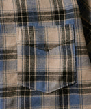 Marron Pocket Check Shirt