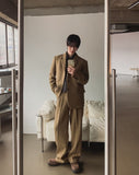 Mauve Wool Over Blazer