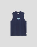 No.061 EMBROIDERED EMBLEM LOGO SLEEVELESS
