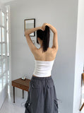 Vinet Two-Line String Halter Sleeveless