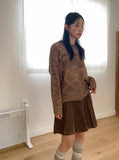 Hazel Mix Color Round Knit