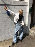 INSIDE OUT TRACK DENIM