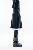 Daphne strap pleats skirt