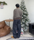 Lao Henley Neck Knit Long Sleeve