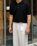 Viscose Collar Short Sleeve Knit