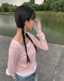 Atu Pastel Button Knit Cardigan
