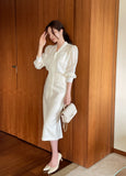 Cordell Tie Puff Blouse (Sleeveless Set)