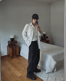 Pigment Washed Track Wide Pants