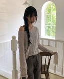 Frea Boucle See-through Knit