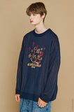 Flower Bear Graphic Sweater