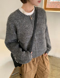 Nakoda two-way wool knit zip-up cardigan