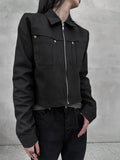 Rivet Collar Jacket