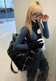 GLOSSY PADDED BIG BAG