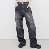 (Unisex) Liza Pocket Wide Denim Pants