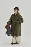 [BAONHAUS] Rubein Over Hood Long Field Jacket