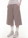 DOT CROSS Embroidery Bermuda Pants