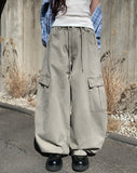 Oz Dyeing Washed Cargo Pants