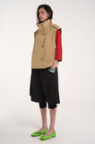 trench high neck vest