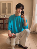 [BAISC] Dense Tencel Crop Long Sleeve Tee