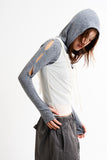 Sheer layered wrap sleeveless