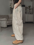 Blend stitch balloon banding pants