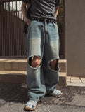 Recluse Funky Damage Balloon Denim Pants