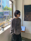 [unisex] Brand Print Long Sleeve T-Shirt