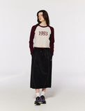 Double Stitch Wide Skirt