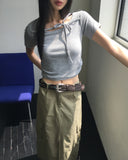 Boto Cargo Pocket Slit Long Skirt