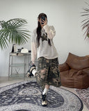 Luffy Camo Patch Mesh Knit