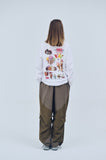 Round Cut Dart Nylon Pants