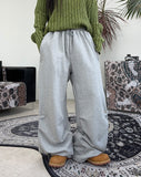 Shallo button balloon sweatpants