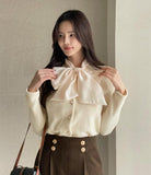 Tinua Tie Ribbon Knit Cardigan