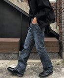 Black Marble chelsea boots