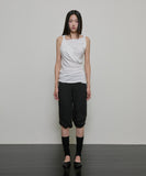 Braided Asymmetrical Sleeveless